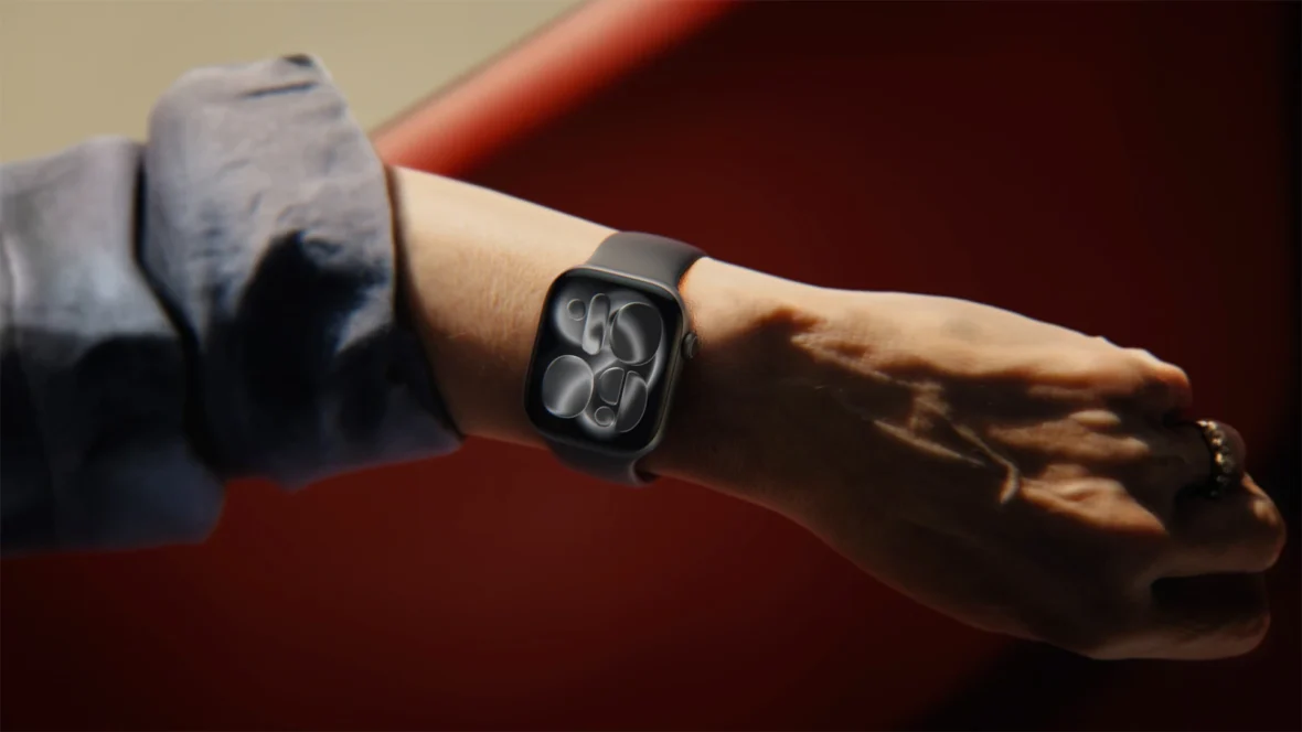Apple Watch Series 11 showing a hypertension notification